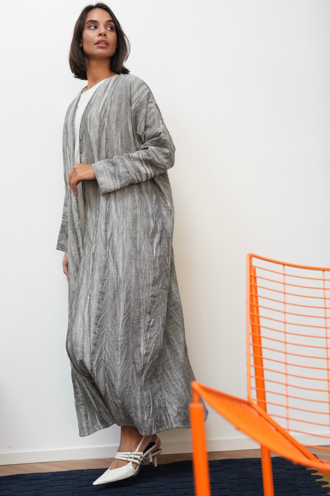 Grey Abaya SD04-24