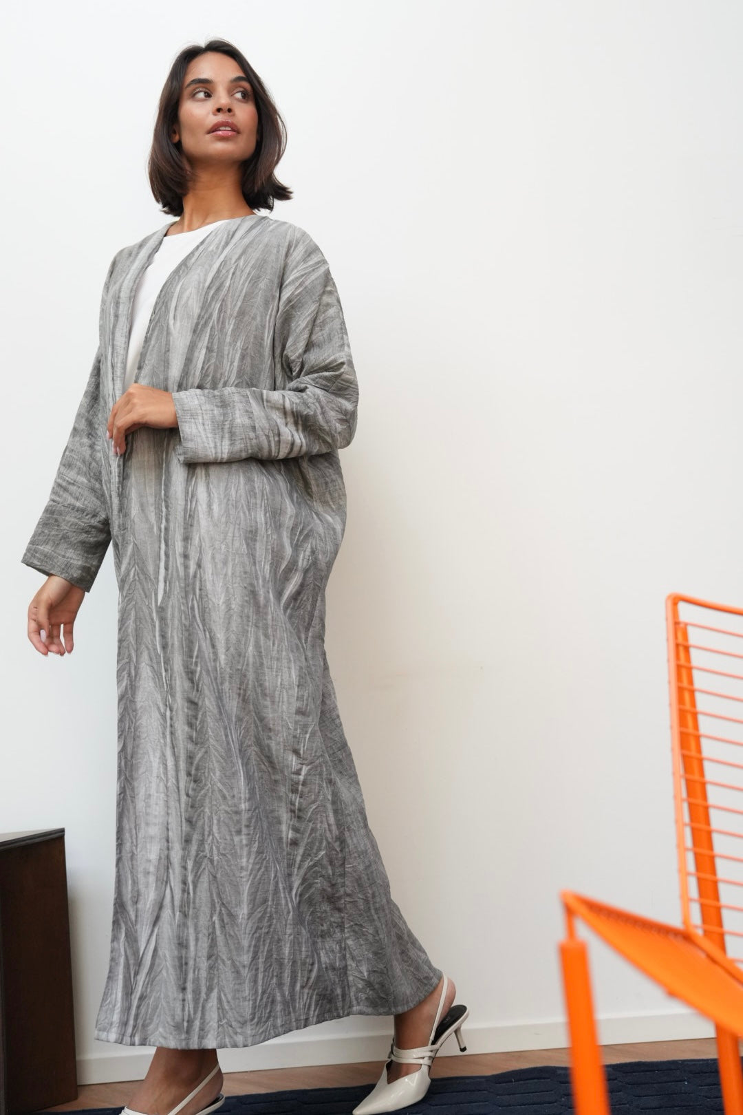 Grey Abaya SD04-24