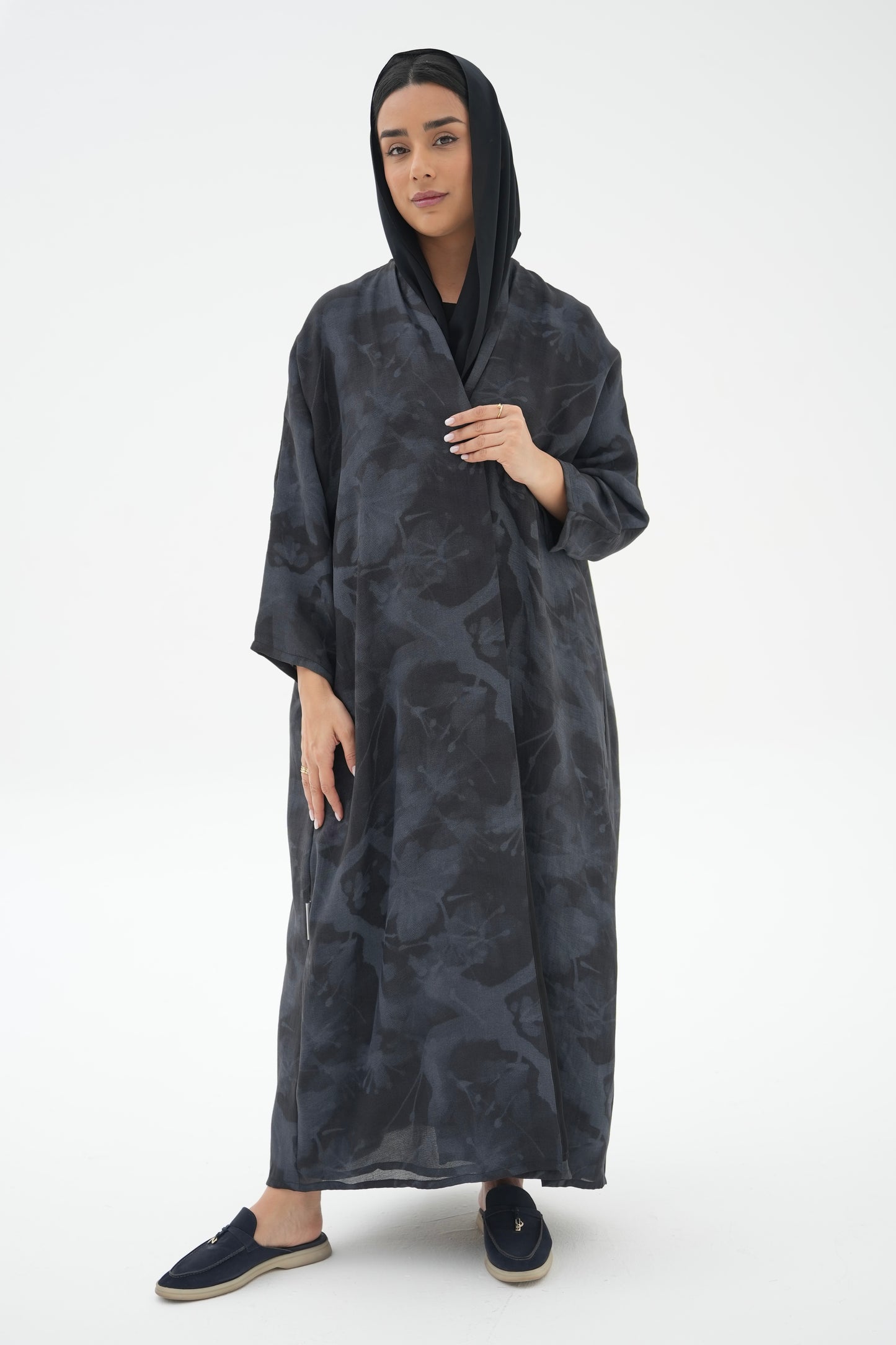 Navy Blue Abaya SD010-24