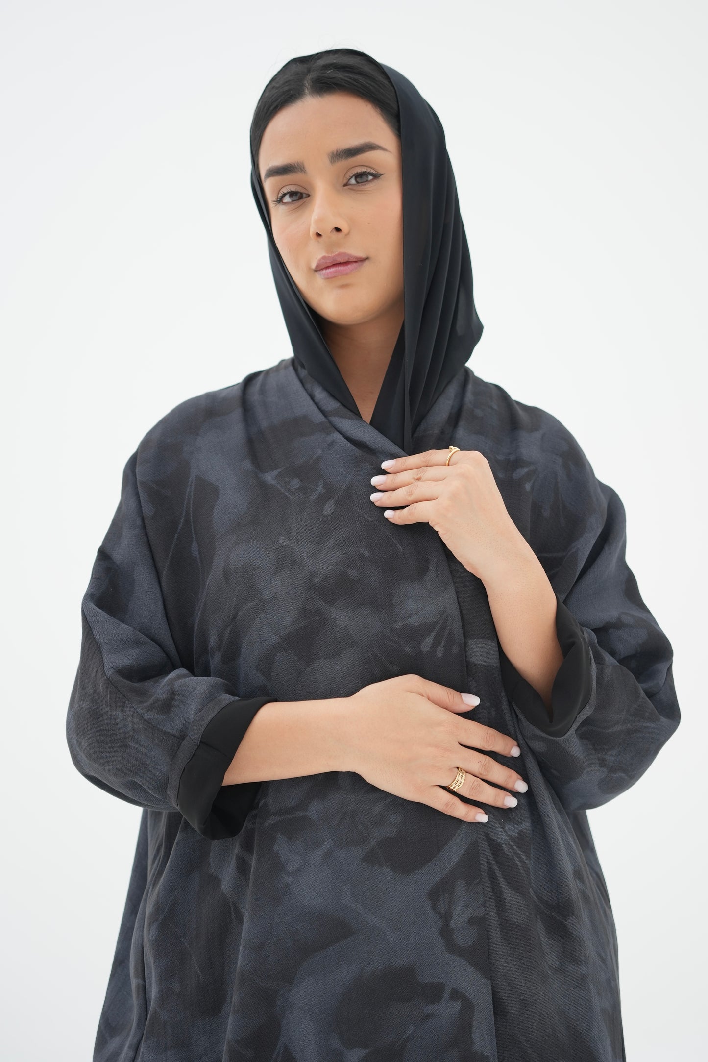 Navy Blue Abaya SD010-24