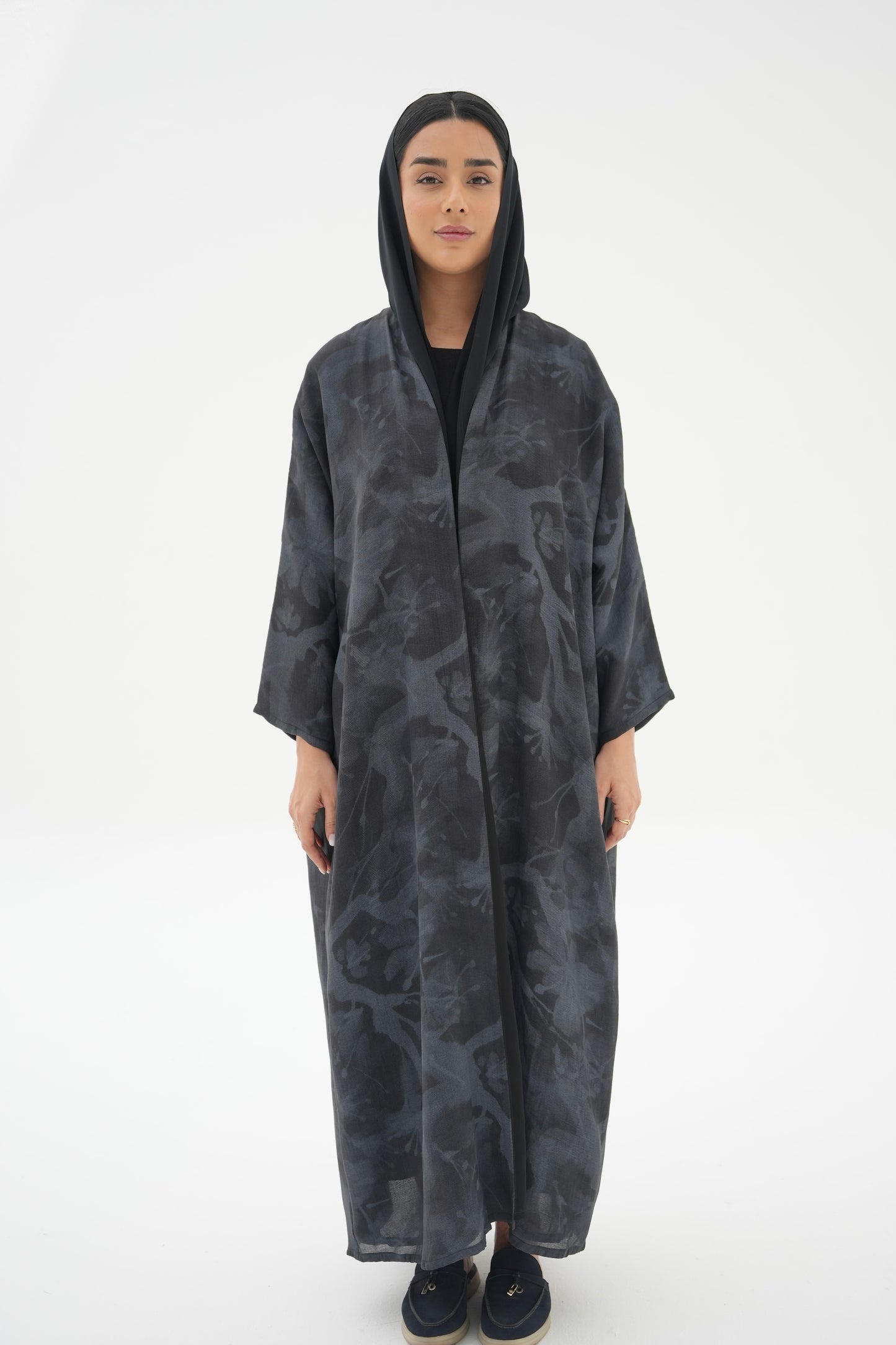 Navy Blue Abaya SD010-24