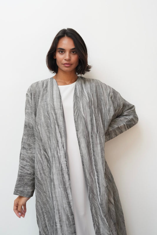 Grey Abaya SD04-24