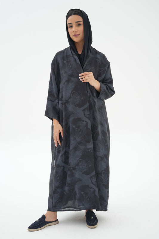 Navy Blue Abaya SD010-24