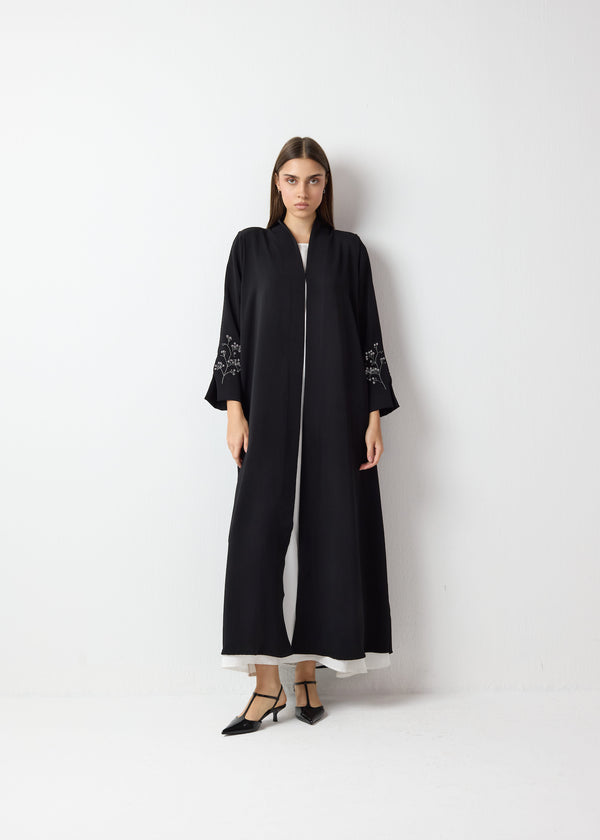 Floral Embroidered Abaya