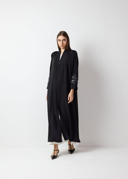Floral Embroidered Abaya