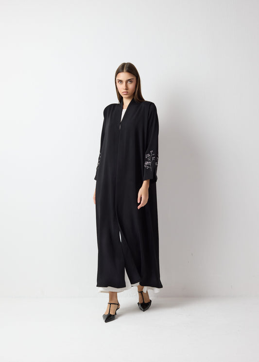 Floral Embroidered Abaya