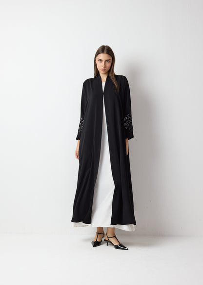 Floral Embroidered Abaya