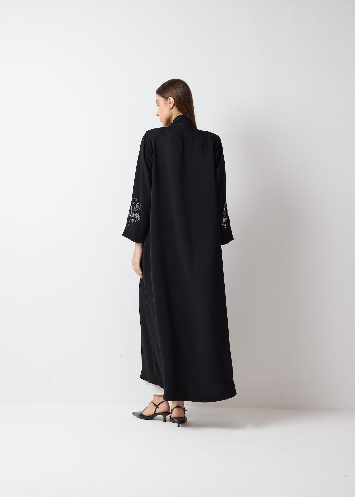Floral Embroidered Abaya