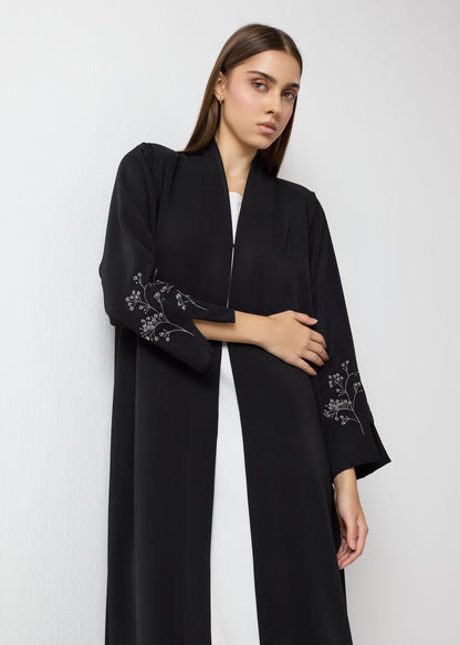 Floral Embroidered Abaya