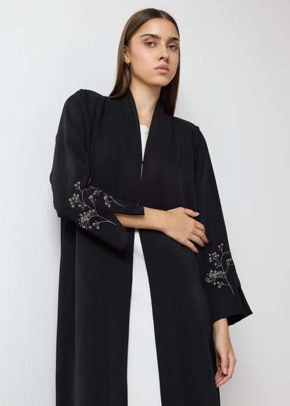 Floral Embroidered Abaya