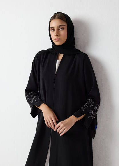 Floral Embroidered Abaya